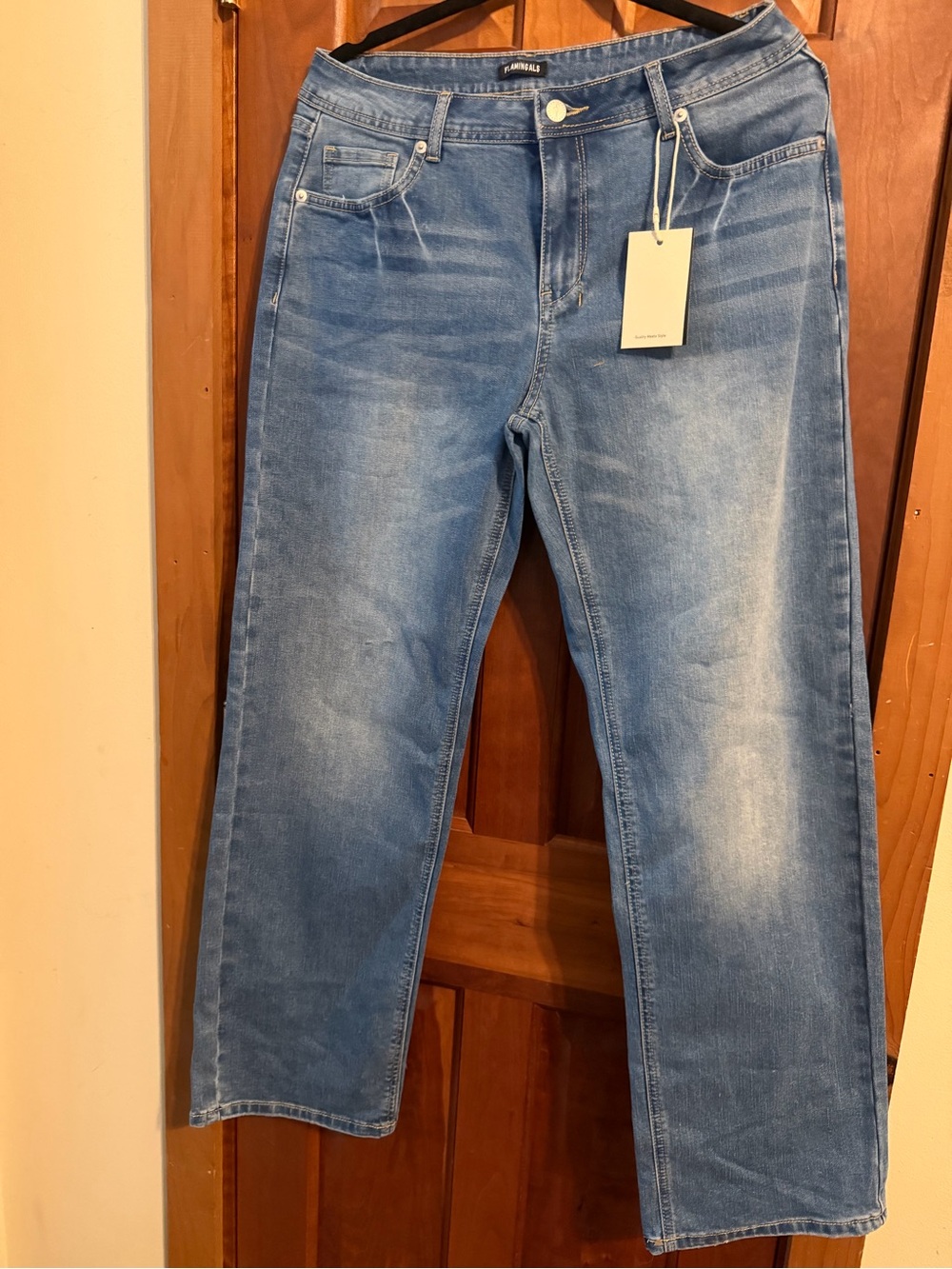 Flamingals  Blue Straight-Leg Jeans